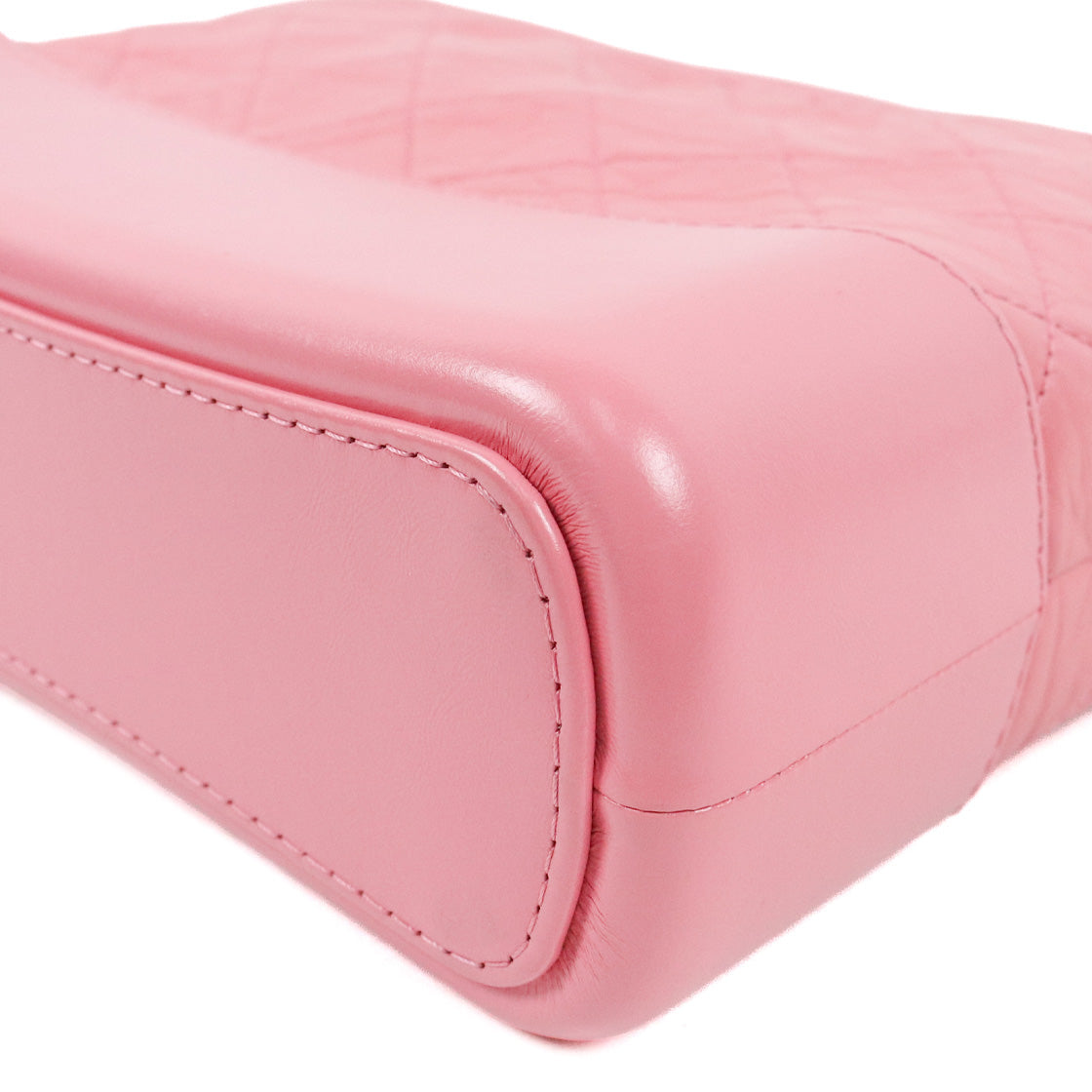 Chanel Pink Medium Strap Logo Gabrielle Hobo Bag