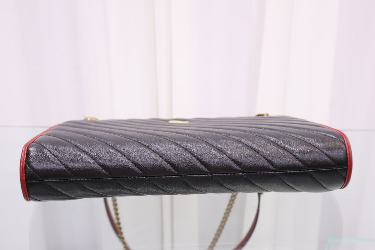 GG Marmont Matelassé Chain Shoulder Bag 524592