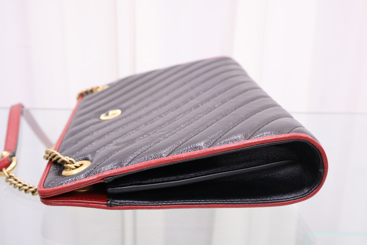 GG Marmont Matelassé Chain Shoulder Bag 524592