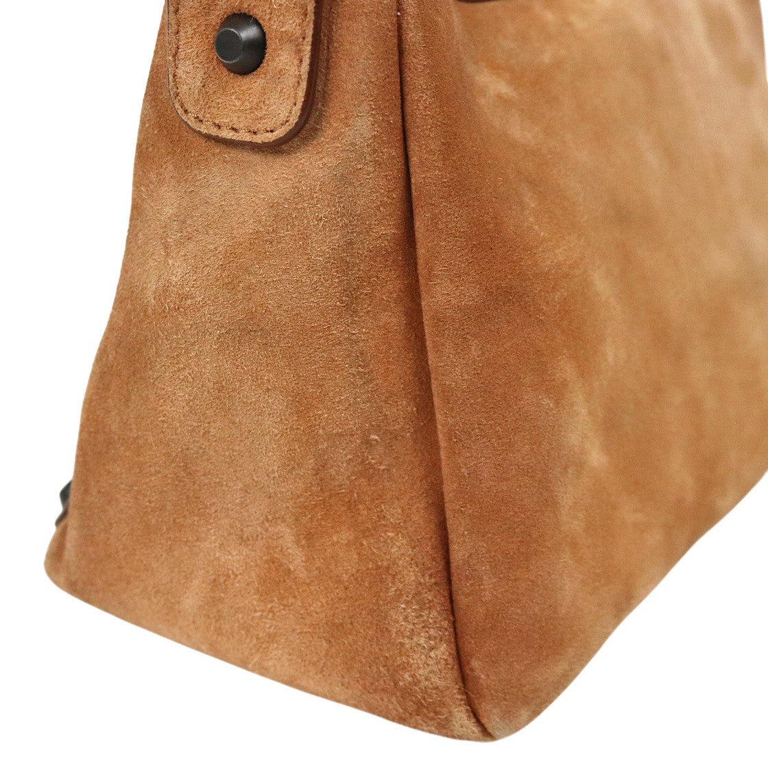 Balenciaga Brown Mini Suede Le City Motor Bag