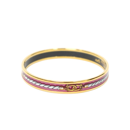 Hermès Pink Bangle Bracelet