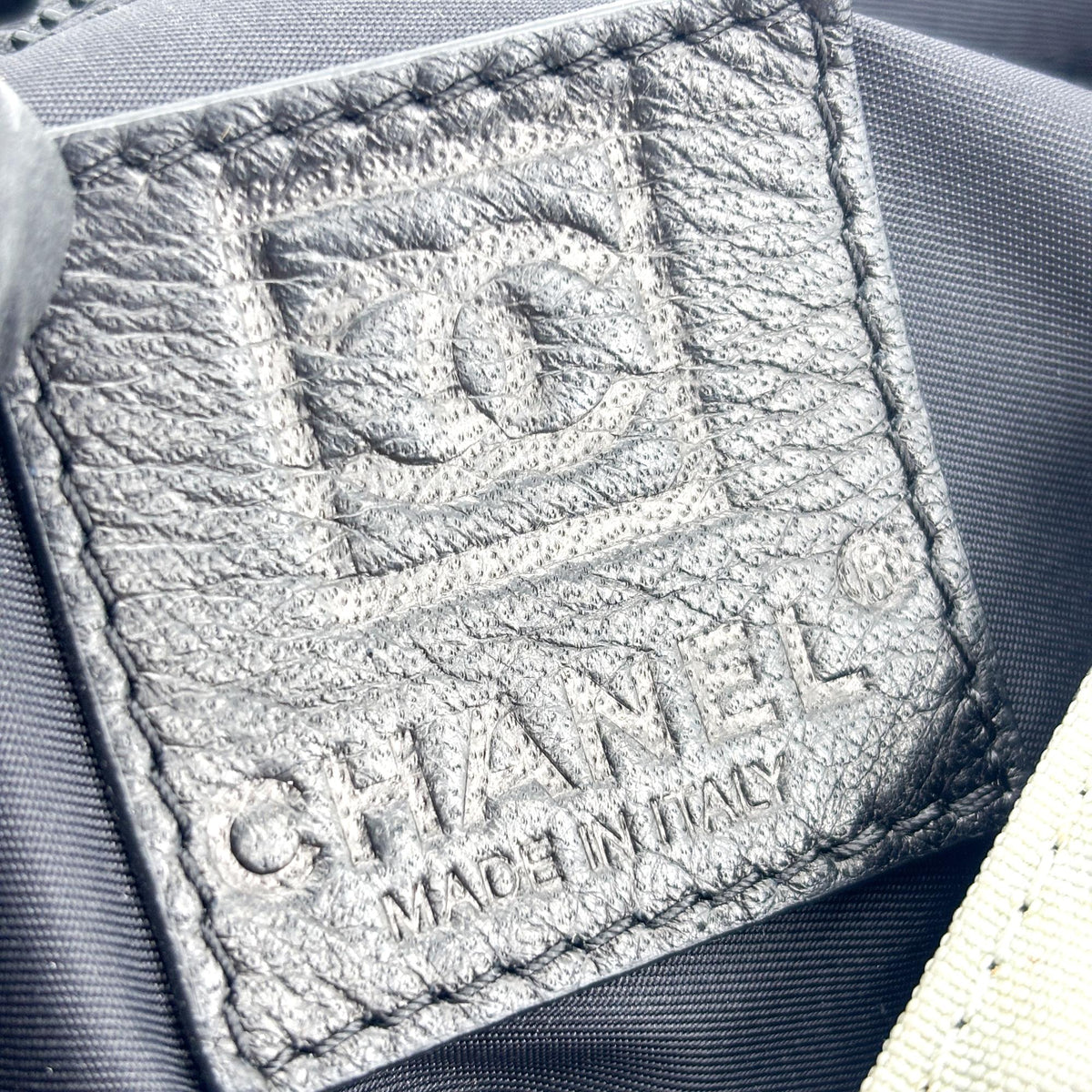 Chanel Sport Line Messenger Bag Grey Black