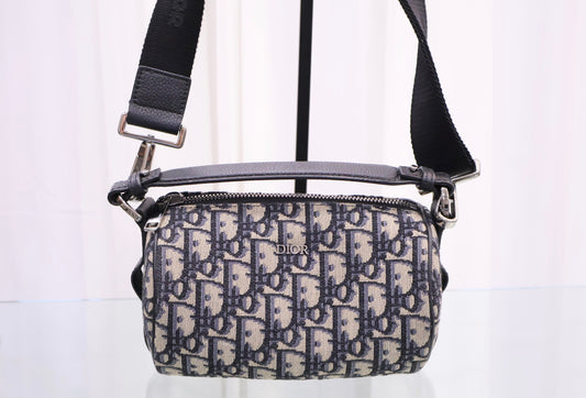 Oblique Jacquard Roller Mini Messenger Crossbody Bag 1ESPO219YKY