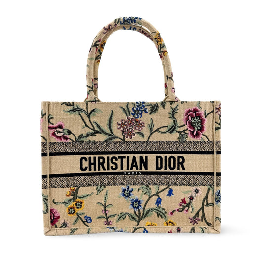 Dior Medium Book Tote Bag Beige