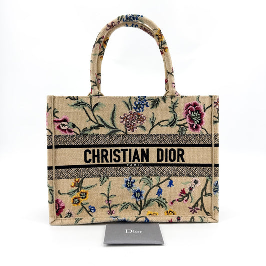 Dior Medium Book Tote Bag Beige
