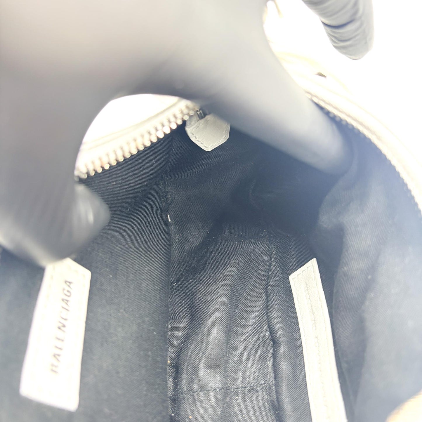 Balenciaga Le Cagol XS Shoulder Bag White