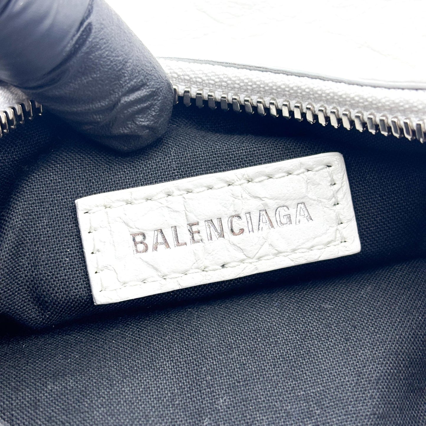 Balenciaga Le Cagol XS Shoulder Bag White