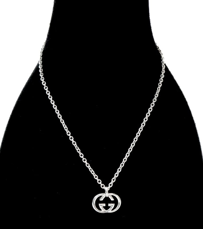 Gucci Interlocking G Silver Necklace