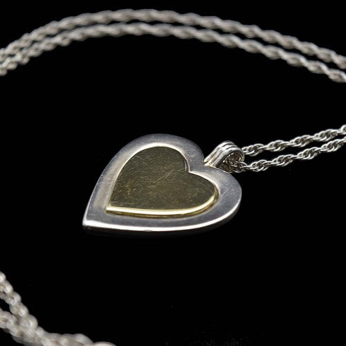 Tiffany & Co. Double Heart 18K Combination Necklace