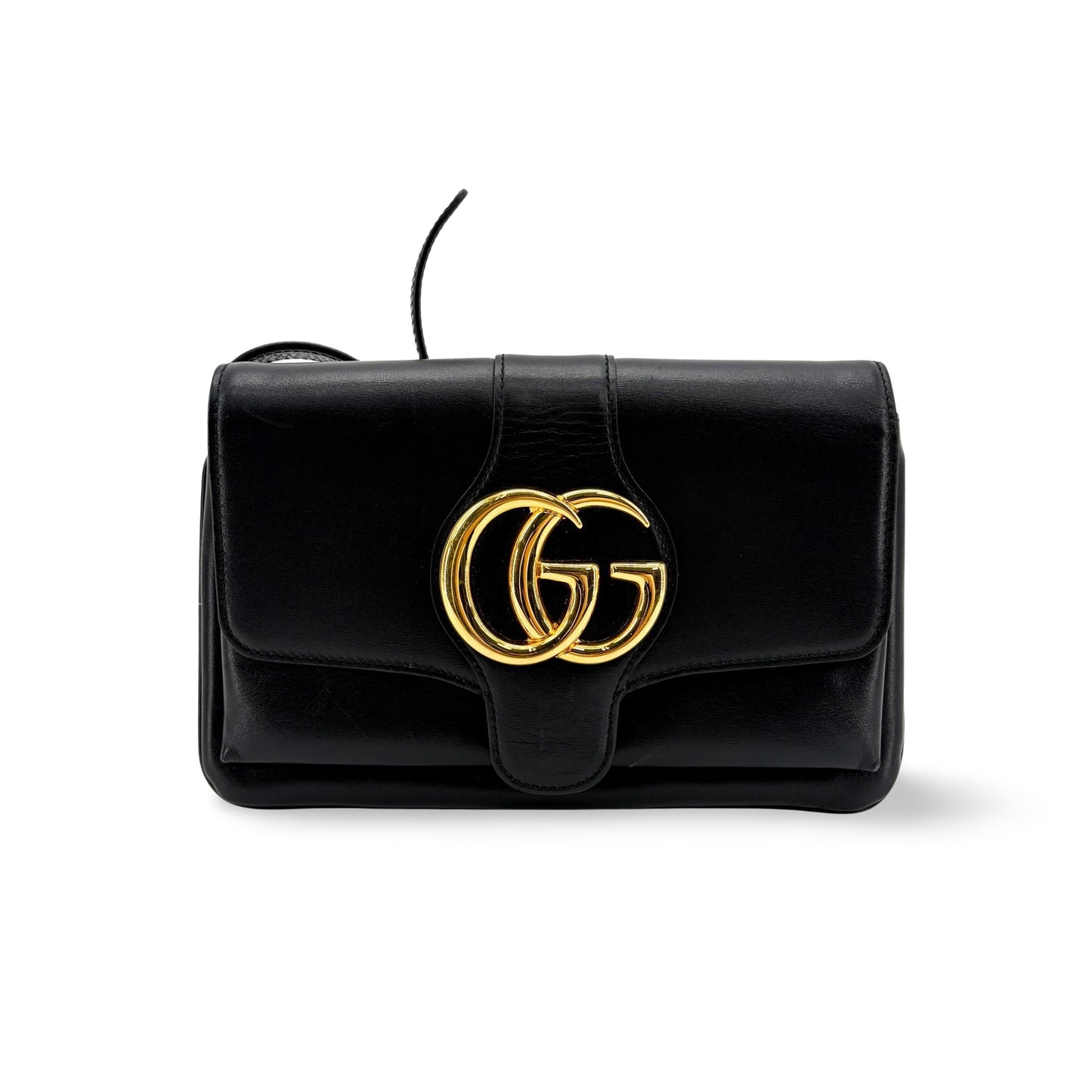 Gucci Blondie Small Shoulder Bag Black with Gold Hardware