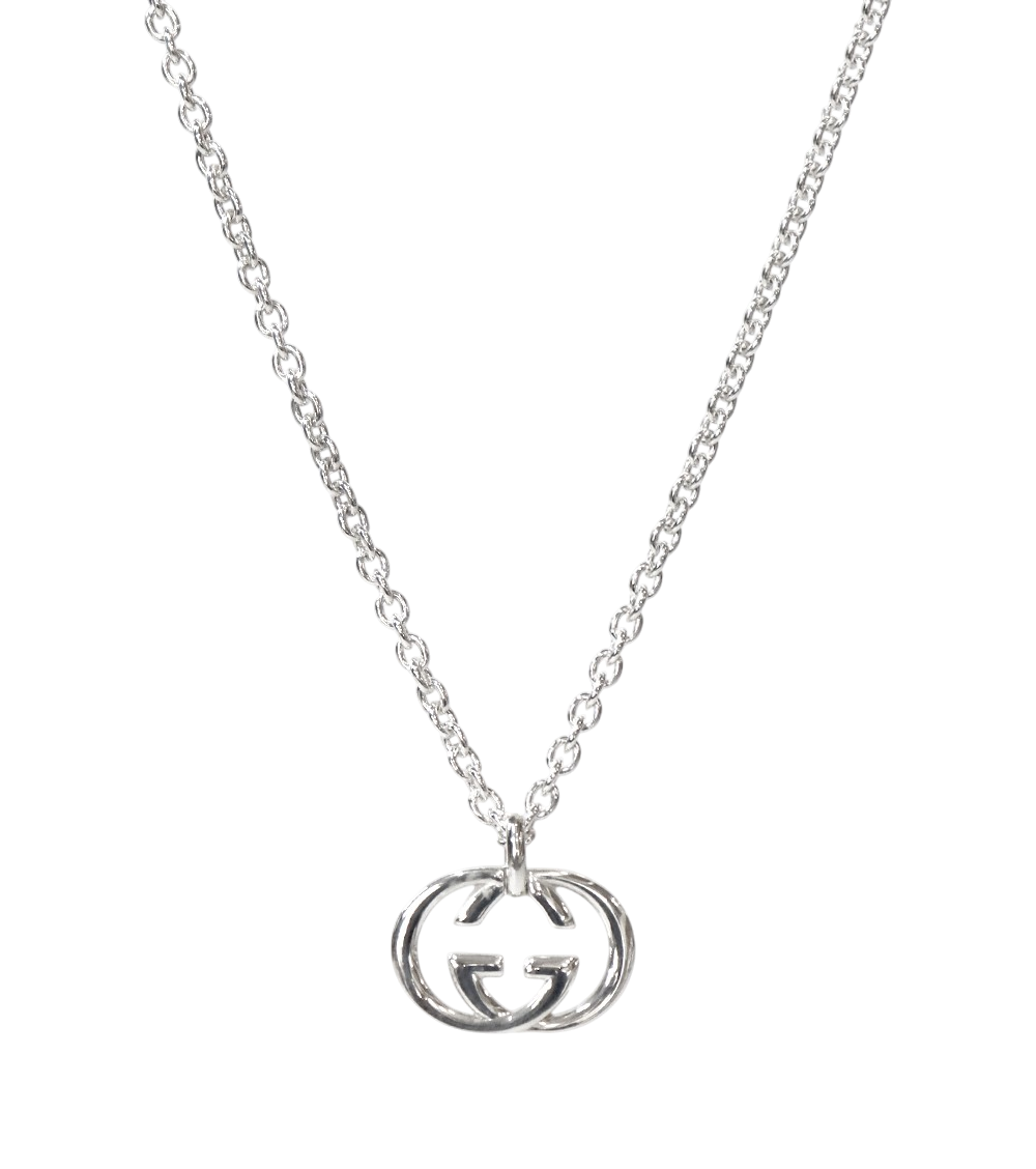 Gucci Interlocking G Silver Necklace