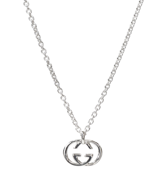 Gucci Interlocking G Silver Necklace