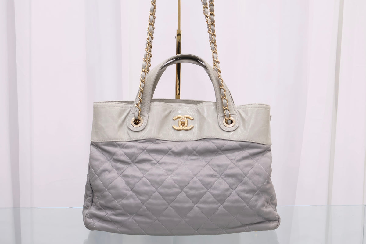 Indermix Gray Tote Shoulder Bag A66416