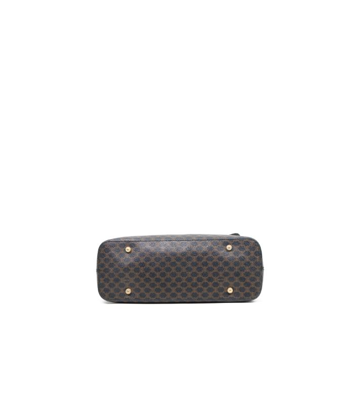 Celine Black Macadam Flap Crossbody Bag
