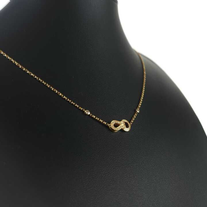 Agraff diamond necklace