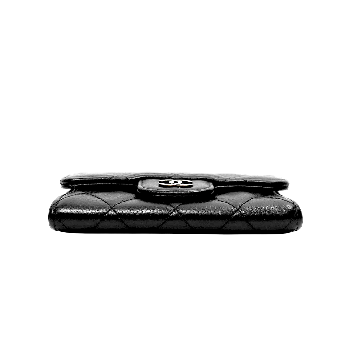 Chanel Black Caviar Skin Card Wallet