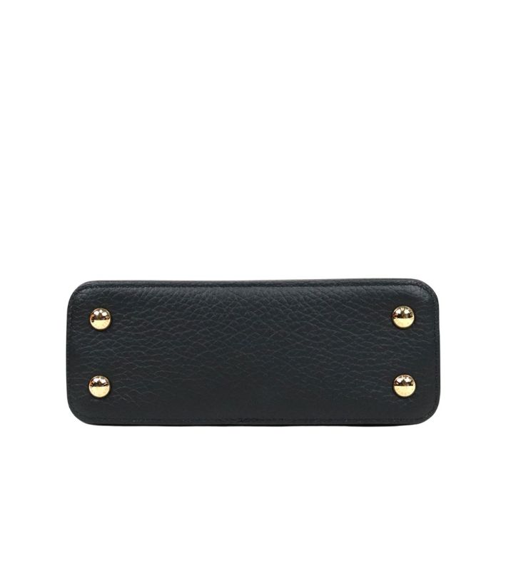 Louis Vuitton Black Mini Capucines Tote Bag
