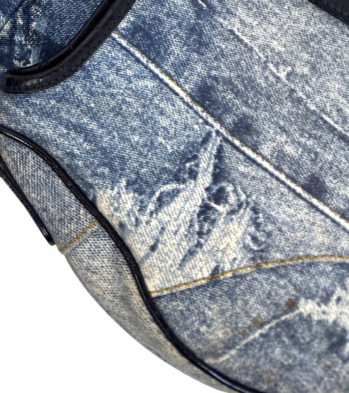 Dior Denim Saddle Bag