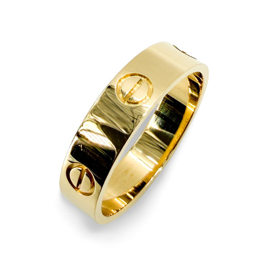 Cartier Love Ring Yellow Gold Size 25