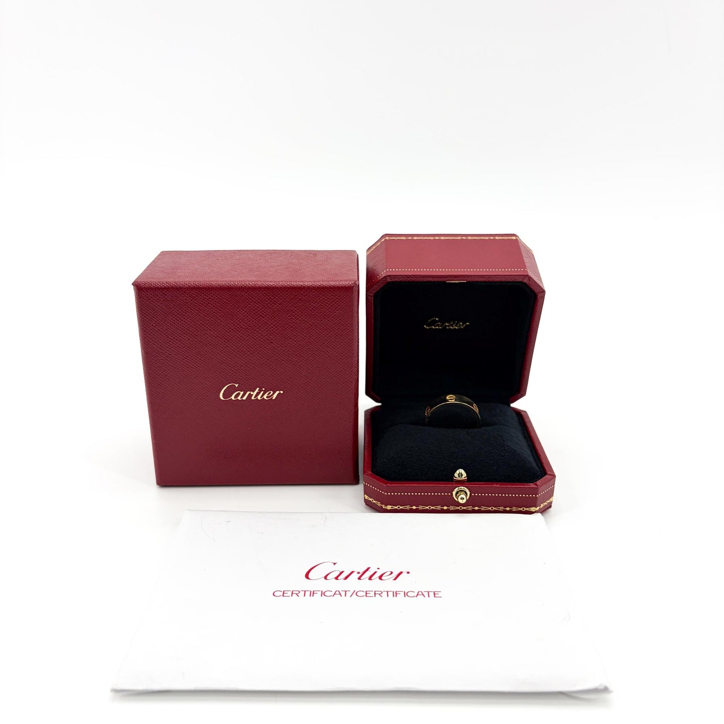 Cartier Love Ring Yellow Gold Size 25