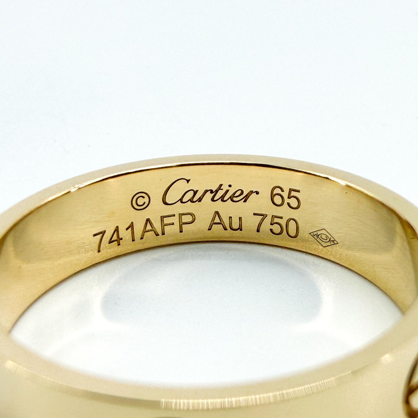 Cartier Love Ring Yellow Gold Size 25