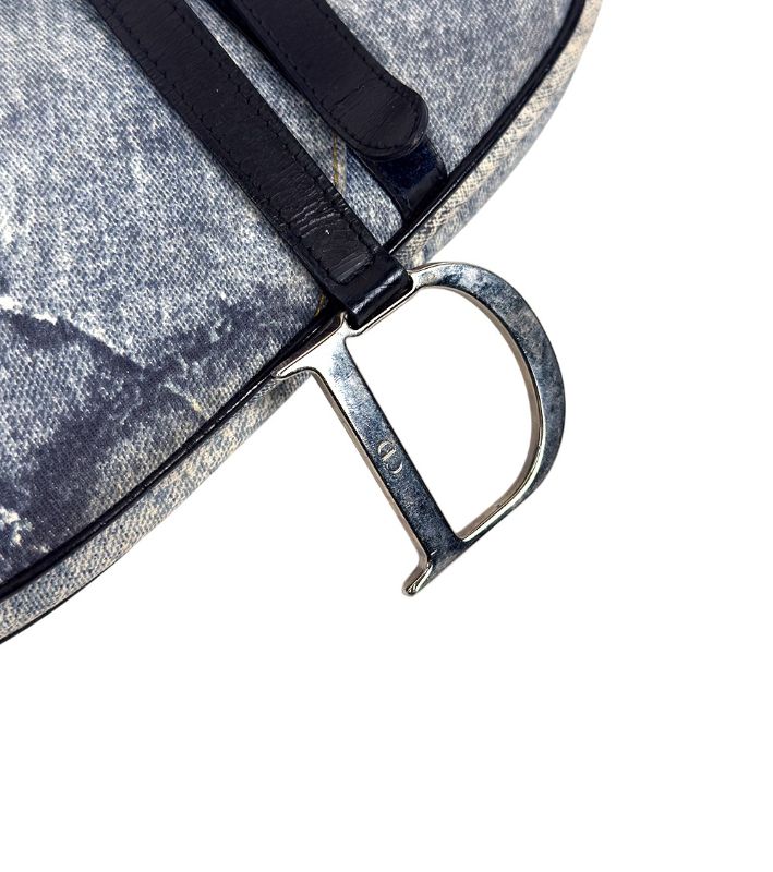 Dior Denim Saddle Bag
