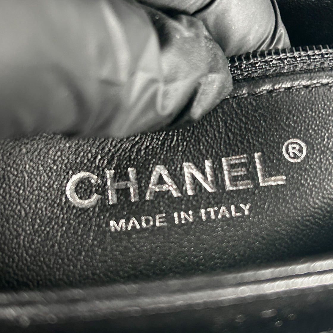Chanel Black Lambskin Trendy CC Tote Bag