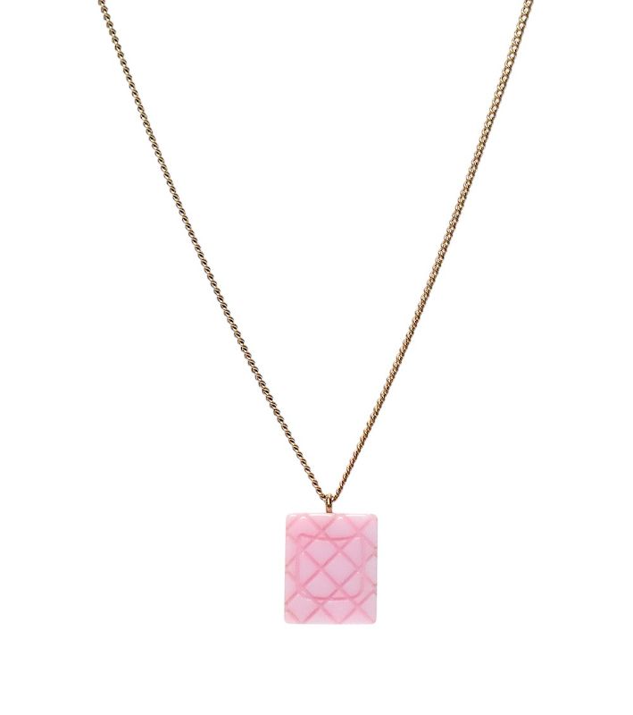 Chanel Pink Bambon Necklace