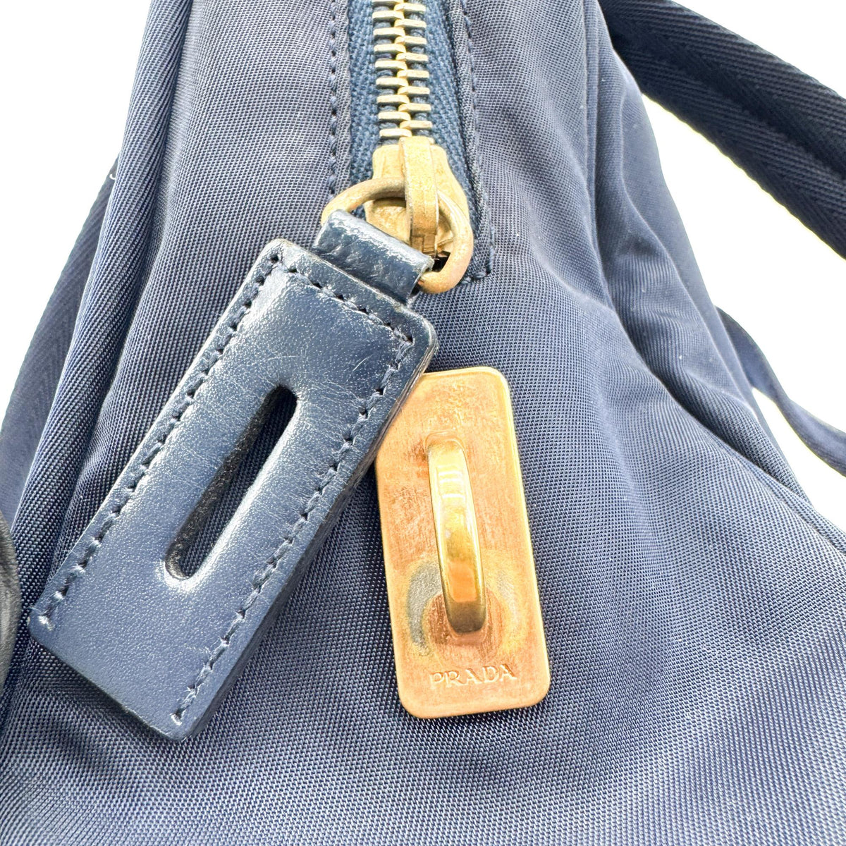 Prada Tessuto Nylon Crossbody Bag Navy