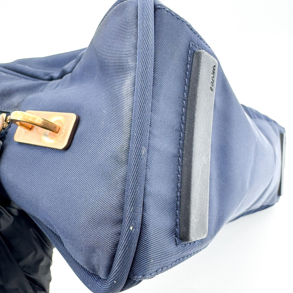 Prada Tessuto Nylon Crossbody Bag Navy