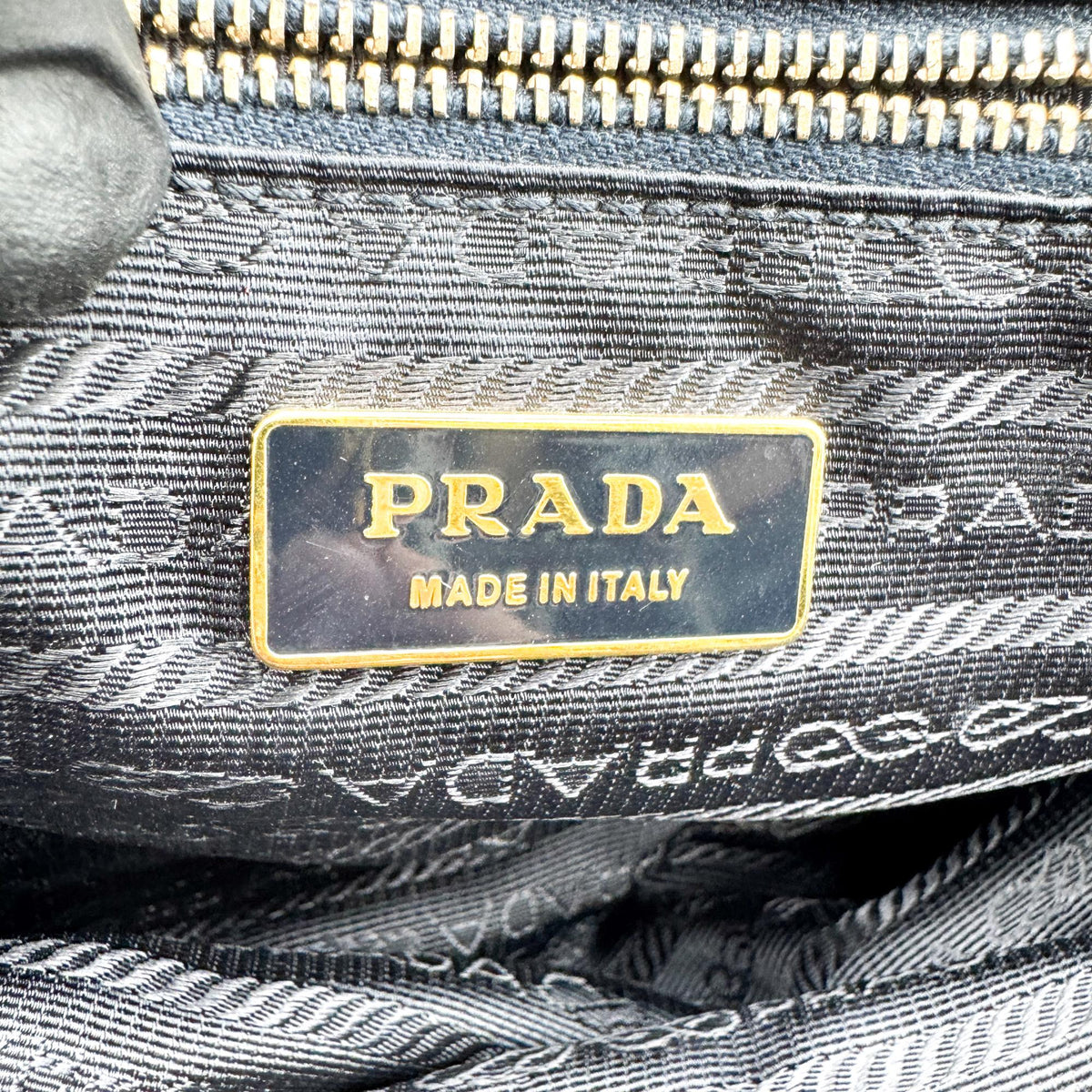 Prada Tessuto Nylon Crossbody Bag Navy