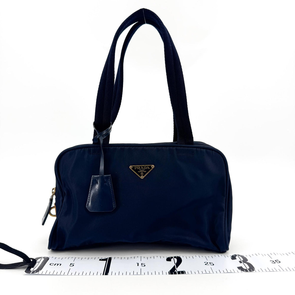 Prada Tessuto Nylon Crossbody Bag Navy