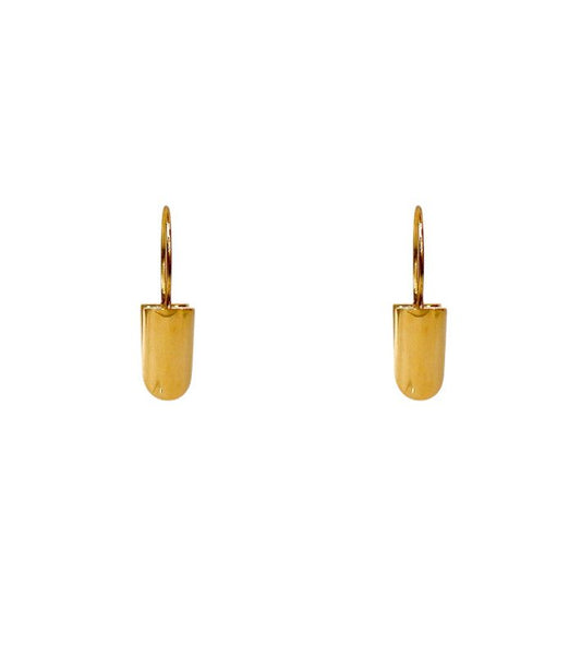Louis Vuitton Essential V Gold Earrings