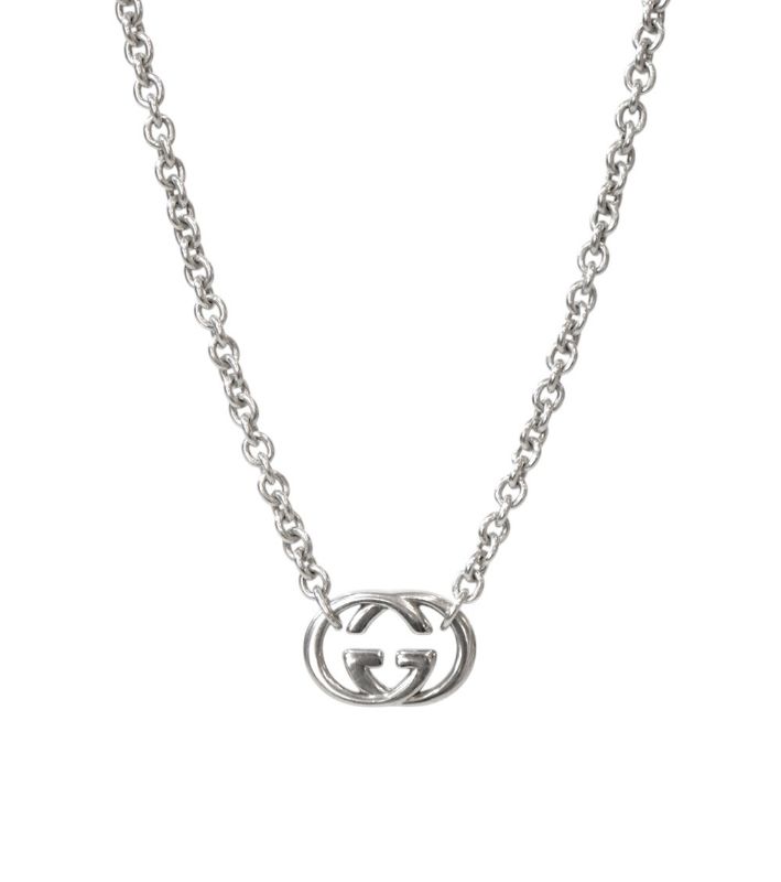 Gucci Interlocking G Silver Necklace