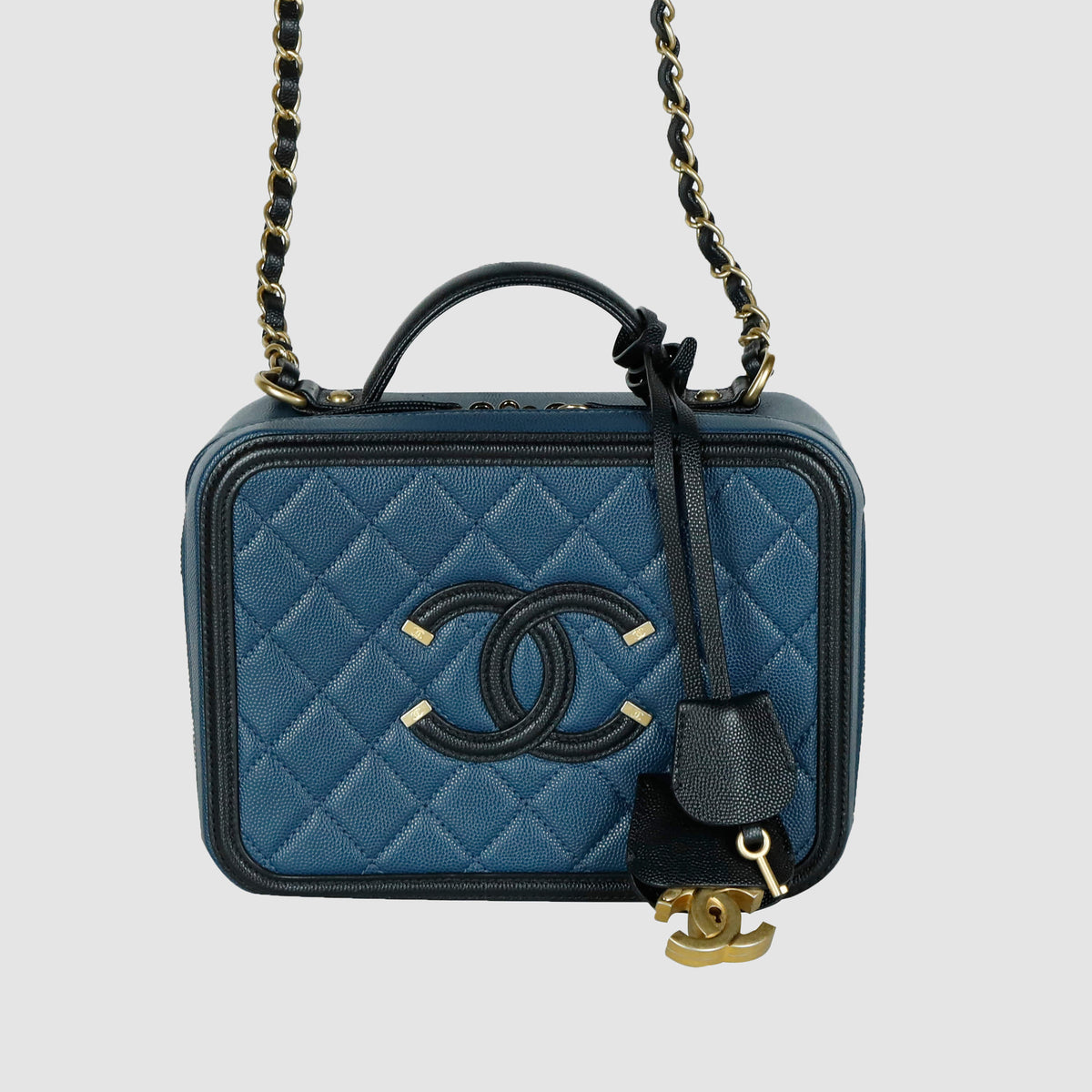 Caviar Cosmetic Tote and Shoulder Bag A93343