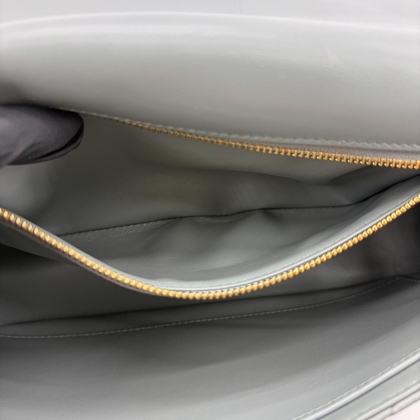Dior Medium Dior Caro Bag Cloud Blue Gold Hardware