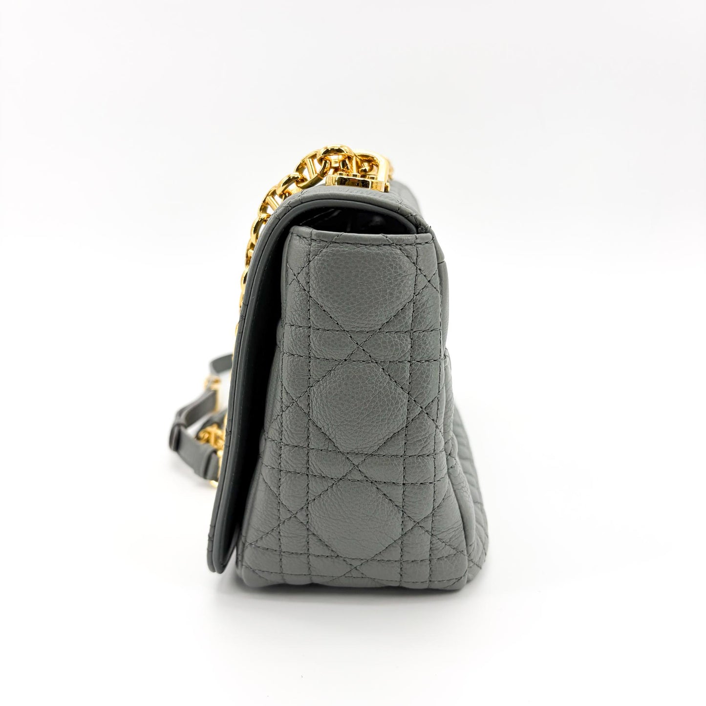 Dior Medium Dior Caro Bag Cloud Blue Gold Hardware