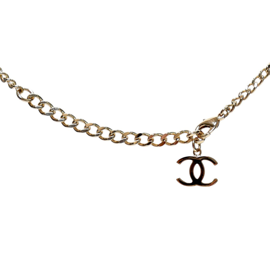 Chanel Enamel Square Necklace