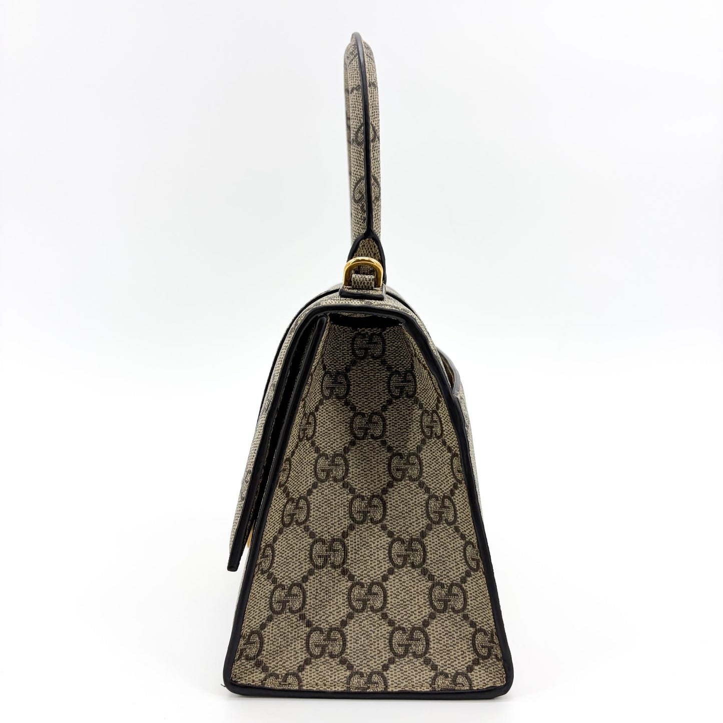 Balenciaga x Gucci The Hacker Project Hourglass Small Handbag Beige Ebony