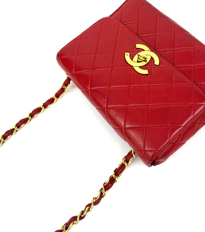 Chanel Red Big CC Crossbody Bag
