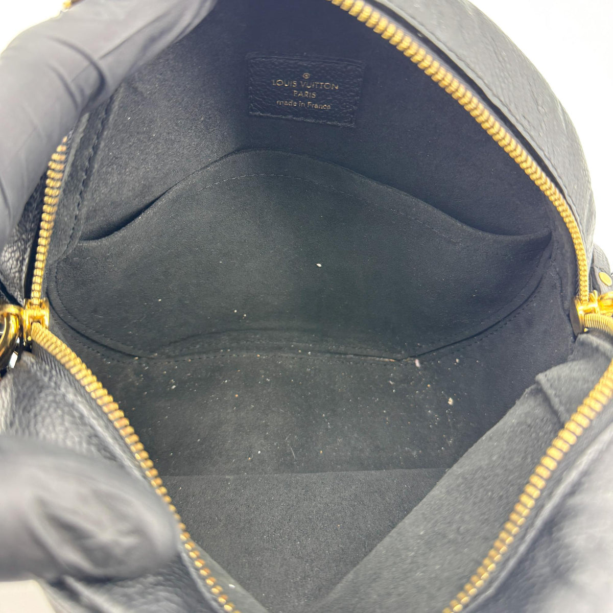 Louis Vuitton Monogram Empreinte Boîte Chapeau Souffle PM Black