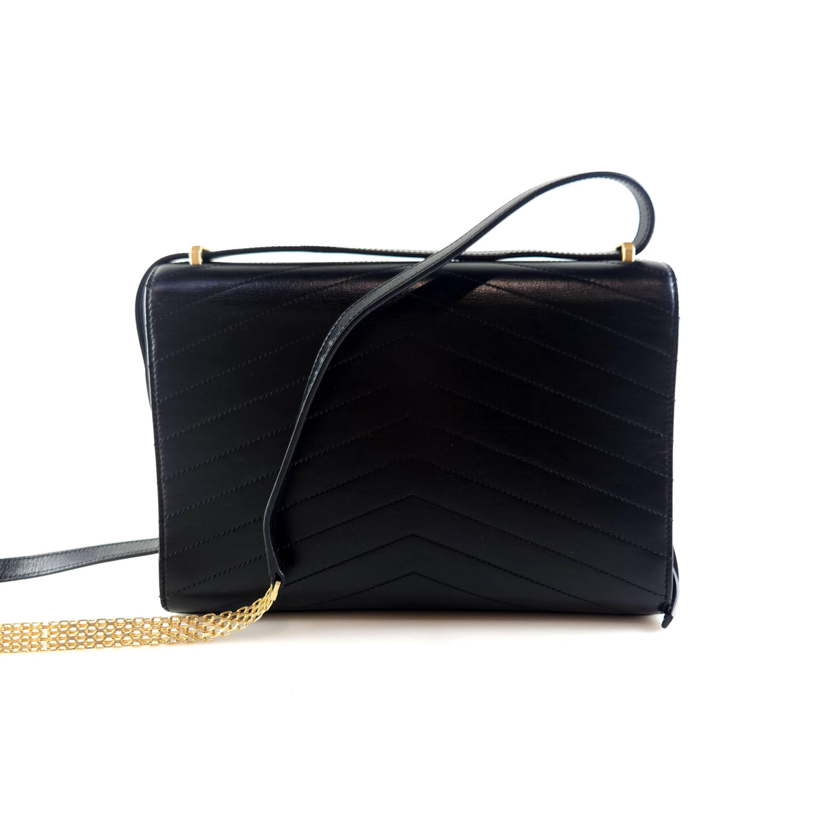Chevron Flap Shoulder Bag A57492