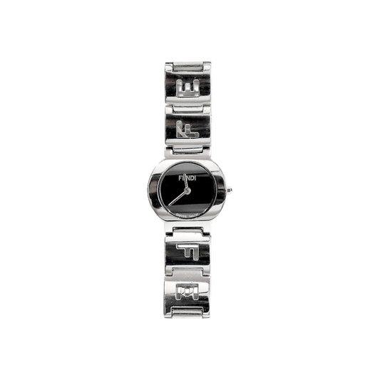 Fendi 23mm Black 3050L Steel Quartz Watch