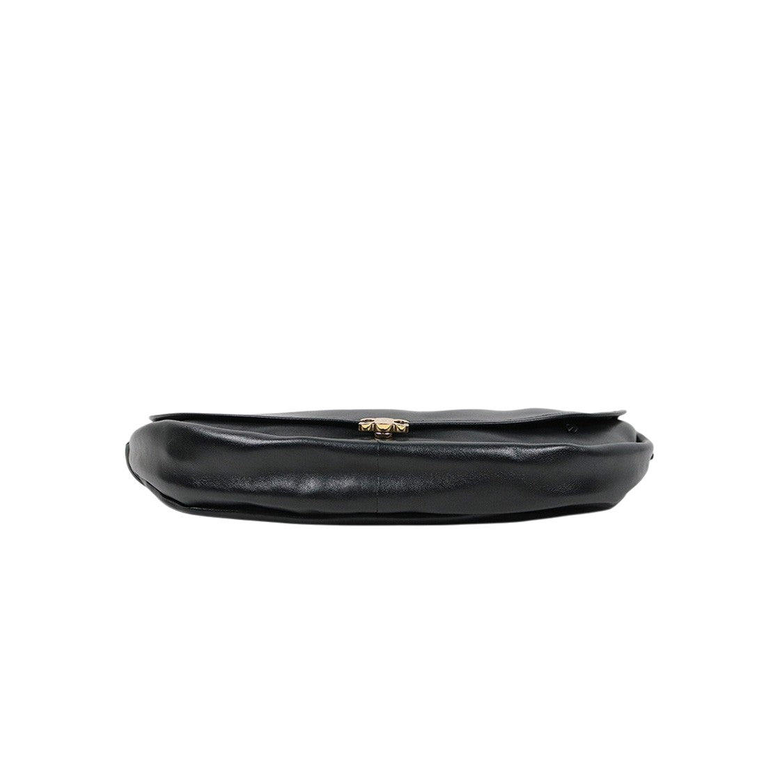 Céline Medium Black Half-Moon Shoulder Bag