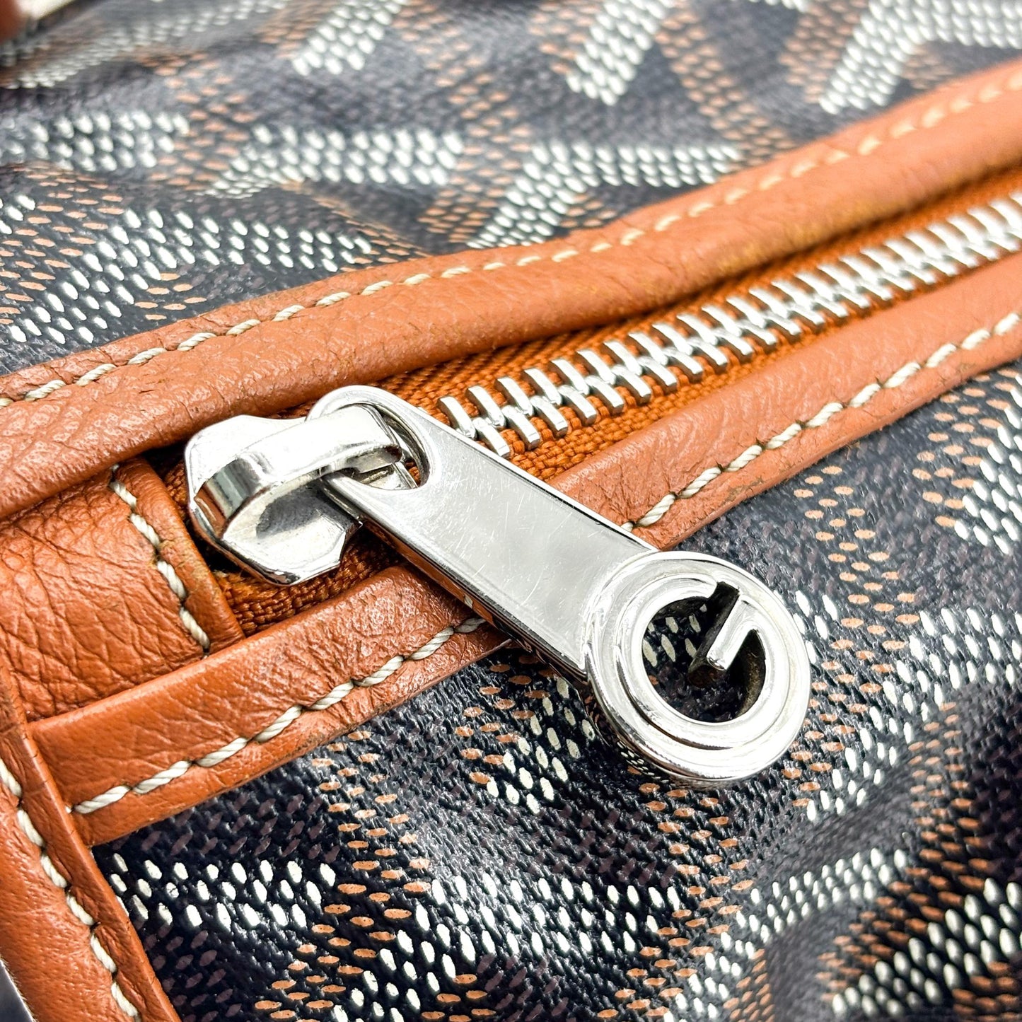 Goyard Saint Léger Backpack Black Brown