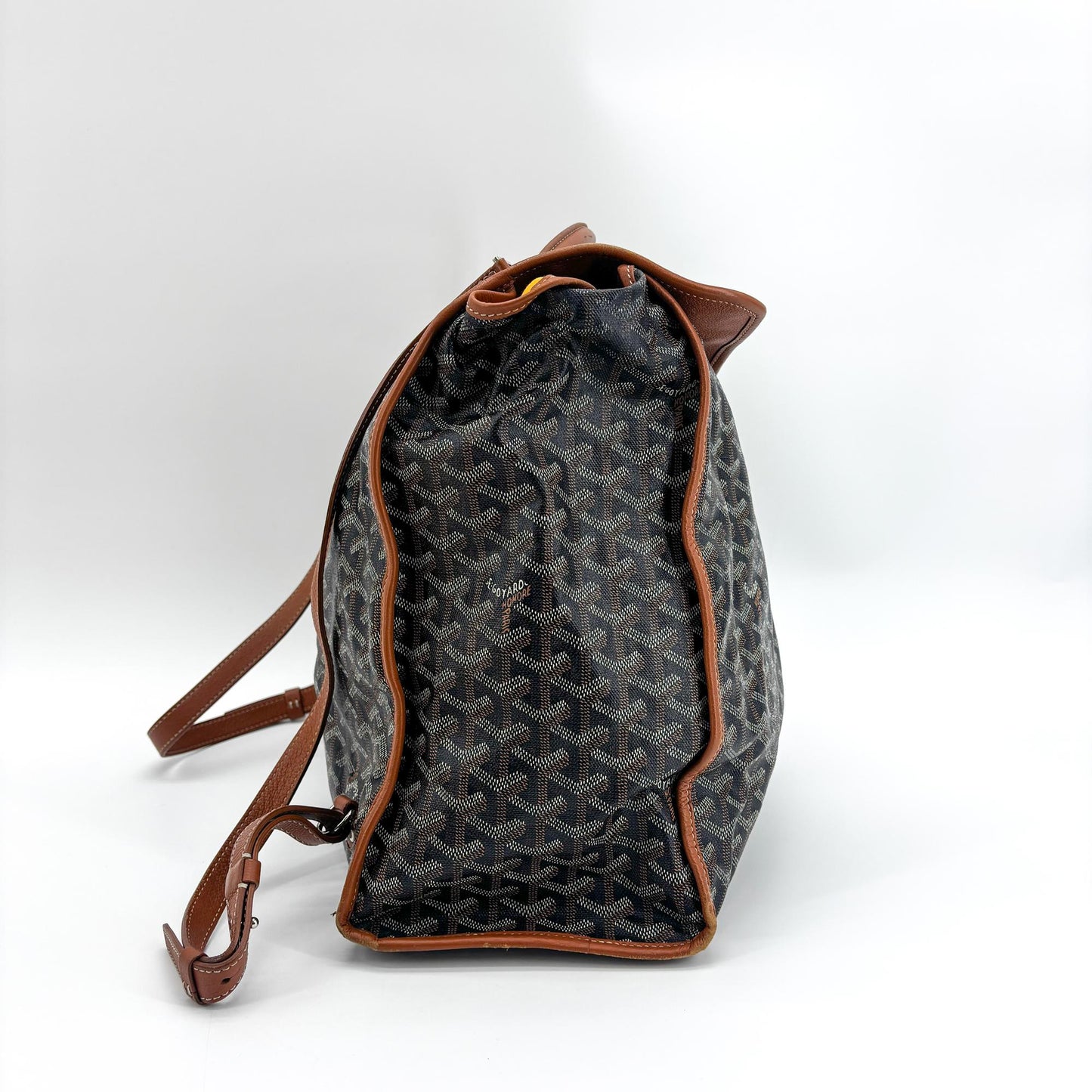 Goyard Saint Léger Backpack Black Brown