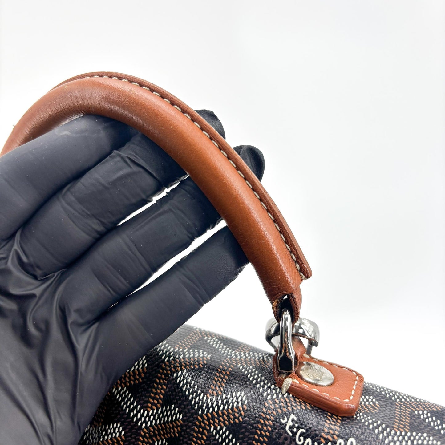 Goyard Saint Léger Backpack Black Brown
