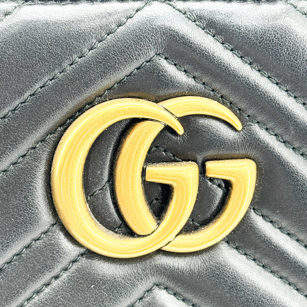 Gucci GG Marmont Matelassé Medium Tote Bag Black