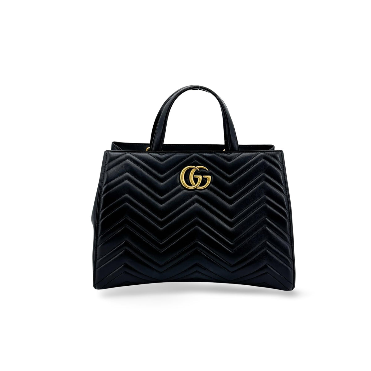 Gucci GG Marmont Matelassé Medium Tote Bag Black