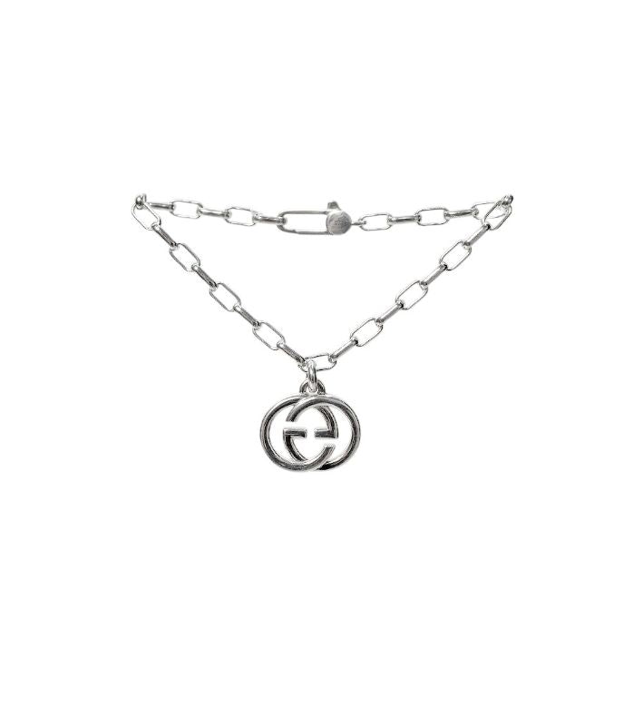 Gucci Interlocking G Silver Bracelet